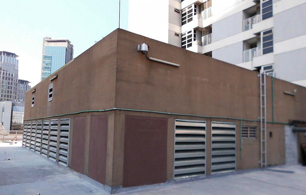 Installation of Acoustic Louvres at Chiller Plant Room copy