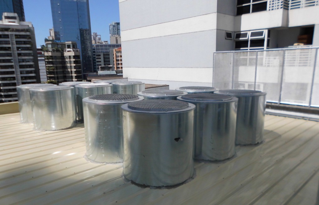 ‌Installation of Silencers above Chiller Plant Room